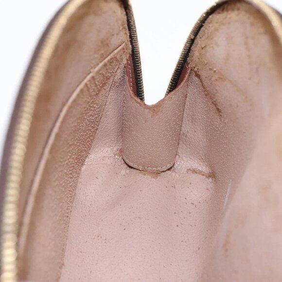 LOUIS VUITTON Monogram Trousse Demi Ronde Cosmetic Pouch M47520 LV Auth 91944 - Picture 4 of 16